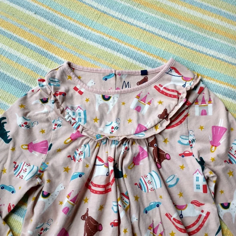 ⭐ Mini Boden Christmas Holiday Toy Blouse size 11-12
